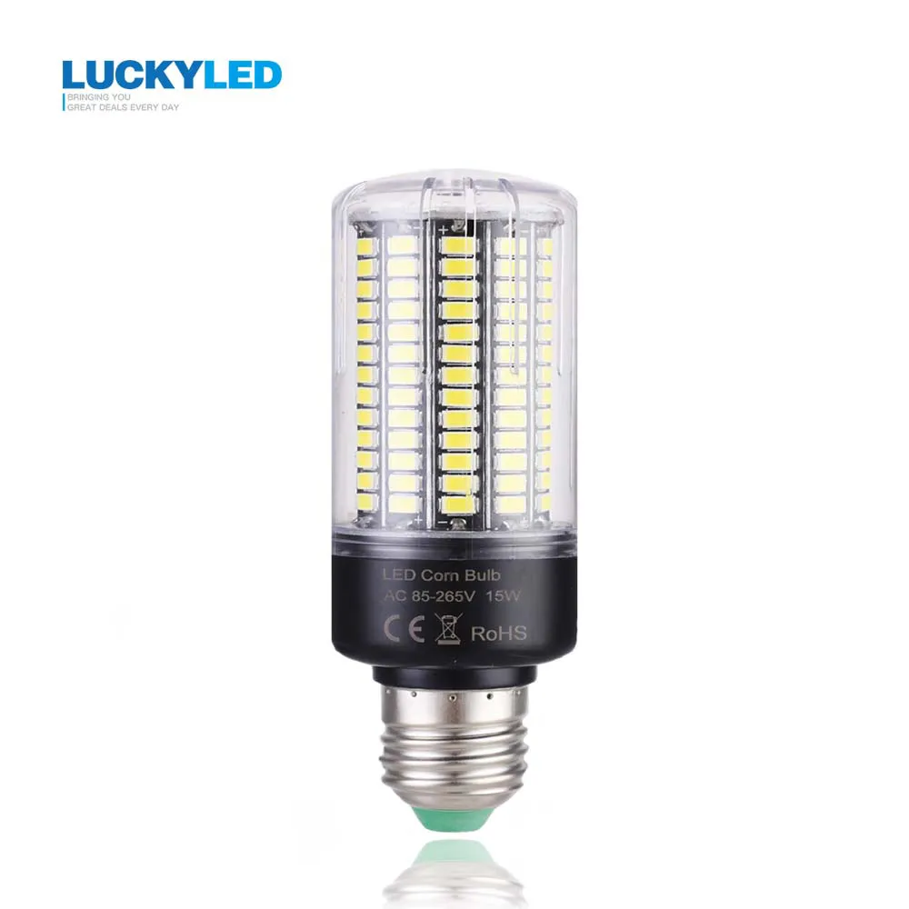 LUCKY светодиодный светильник e27 3 Вт 5 7 9 12 15 Светодиодный кукуруза AC110V AC220V без