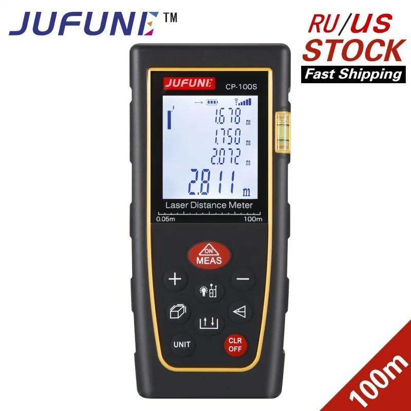 Цифровой лазерный дальномер Jufune CP-100S 100 м | Инструменты