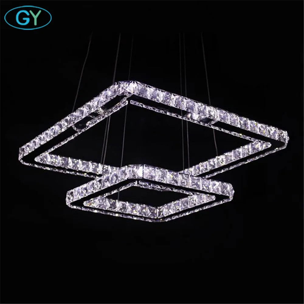 AC100 240V Высокое качество LED Хрустальные подвесные светильники современный