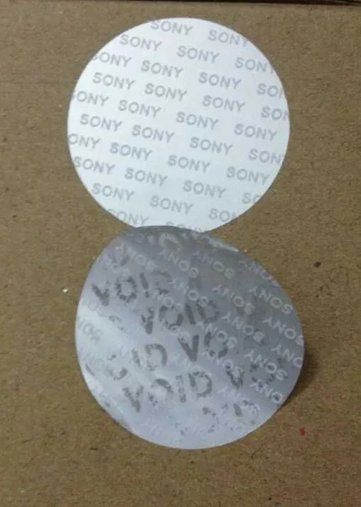 Free Shipping Adhesive Label Sticker For Sony Xperia Z1 Z2 L50W S39H Package Box Sealing Strip500pcs/Lot