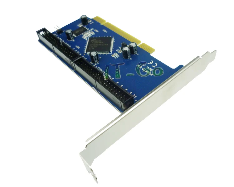 PCI на 2 порта IDE 2 порта s Ultra ATA 133 IDE Raid PCI контроллер карты Sil0680 с низкопрофильным кронштейном