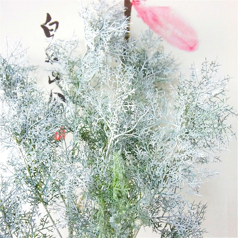 Искусственное растение ветка дерева зеленые листья искусственный пластиковый