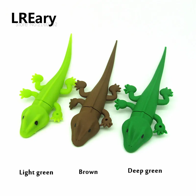 Lizard/хамелеон флэш накопитель usb карта памяти pendrive подарок 4 ГБ 8 16 32 мультяшный Gecko
