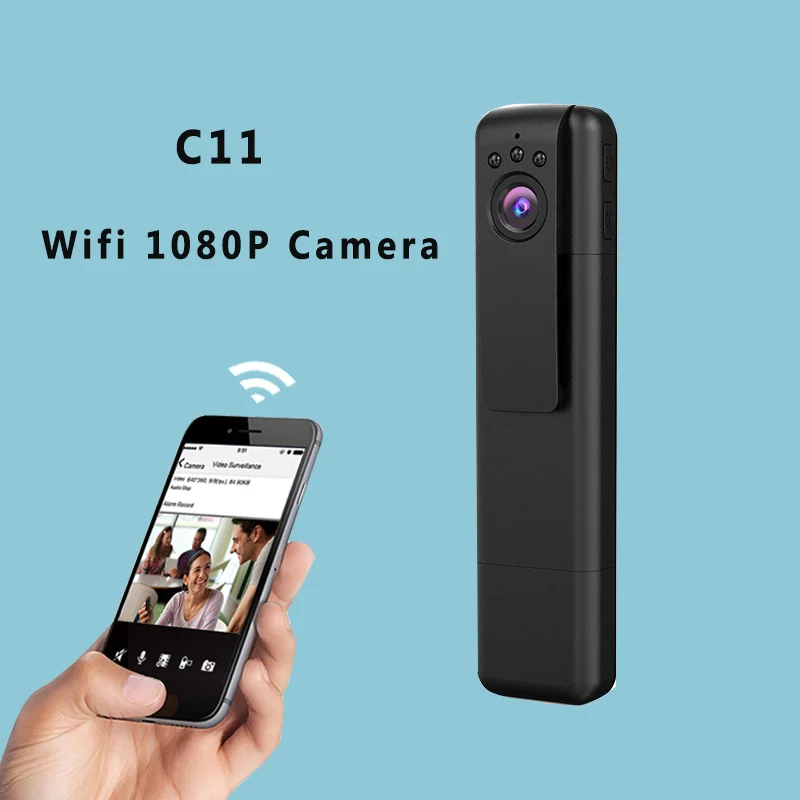 C11 Wi-Fi мини Камера Портативный 1080 P 720 HD Micro инфракрасный Ночное видение ручка видео