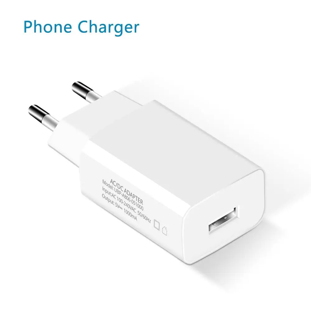 charger FONKEN 5V 1A USB зарядное устройство Универсальное зарядное устройство для телефона безопасный корпус адаптер питания Портативная зарядка Android мобильное зарядное устройство - Тип штекера: charger