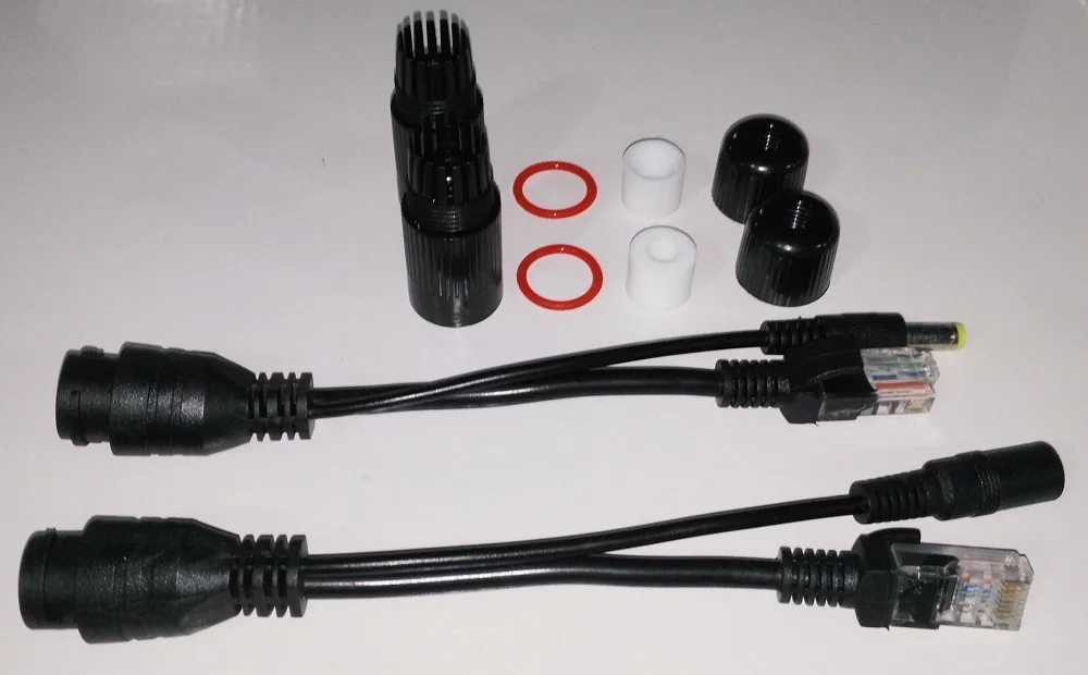 Diske лента экранированный POE кабель адаптер сплиттер инжектор питания Модуль 12-48 В