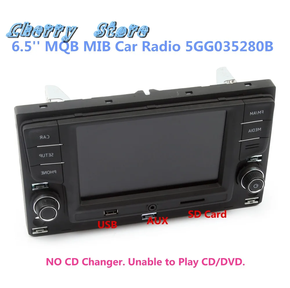 Автомобильный радиоприемник 5gg 035 280 B 6 5 ''MQB с USB AUX Bluetooth OPS сенсорный экран для VW