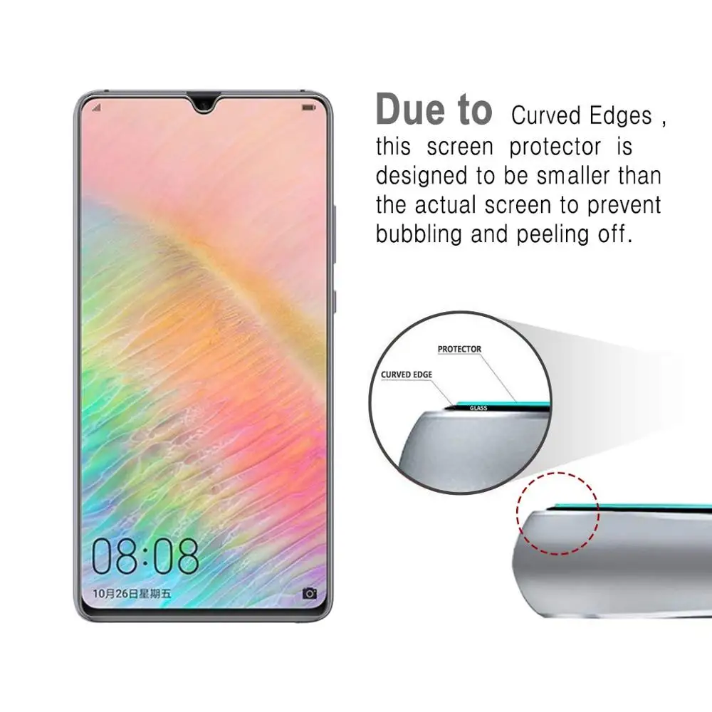 Закаленное стекло 2.5D 9H для Huawei Mate 20 X защитная пленка 20X защита экрана от