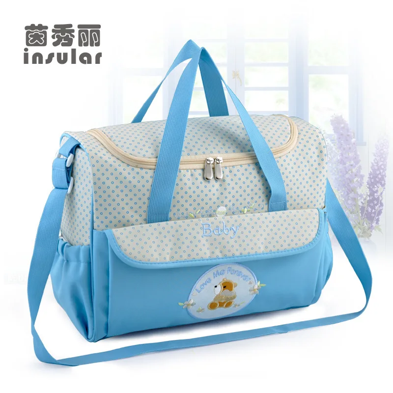 Новый дизайн 3 цвета сумки для детских подгузников мам брендовые дорожные