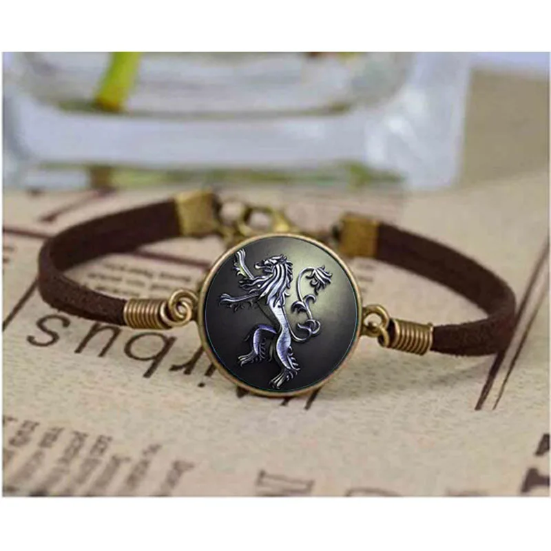 Ювелирные изделия в винтажном стиле с изображением дракона и Волка браслет