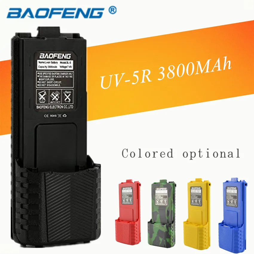 Литий-ионная батарея Baofeng 7 4 В 3800 мАч для фотографий UV-5R TP F8 + Φ uv 5r Plus рация