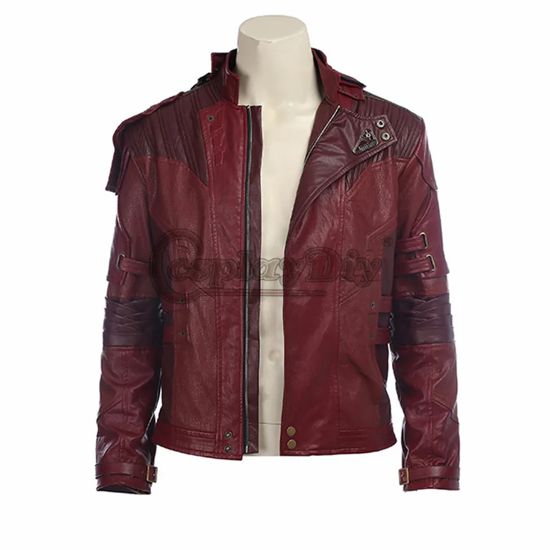Куртка для косплея Star Lord короткое пальто мужской костюм на Хэллоуин 2 звезды
