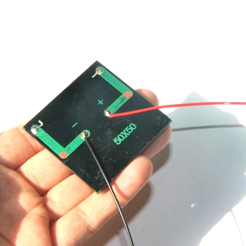 Поликристаллическая солнечная панель BUHESHUI Epoxy 0 25 Вт 5 В модуль с проводом/кабелем