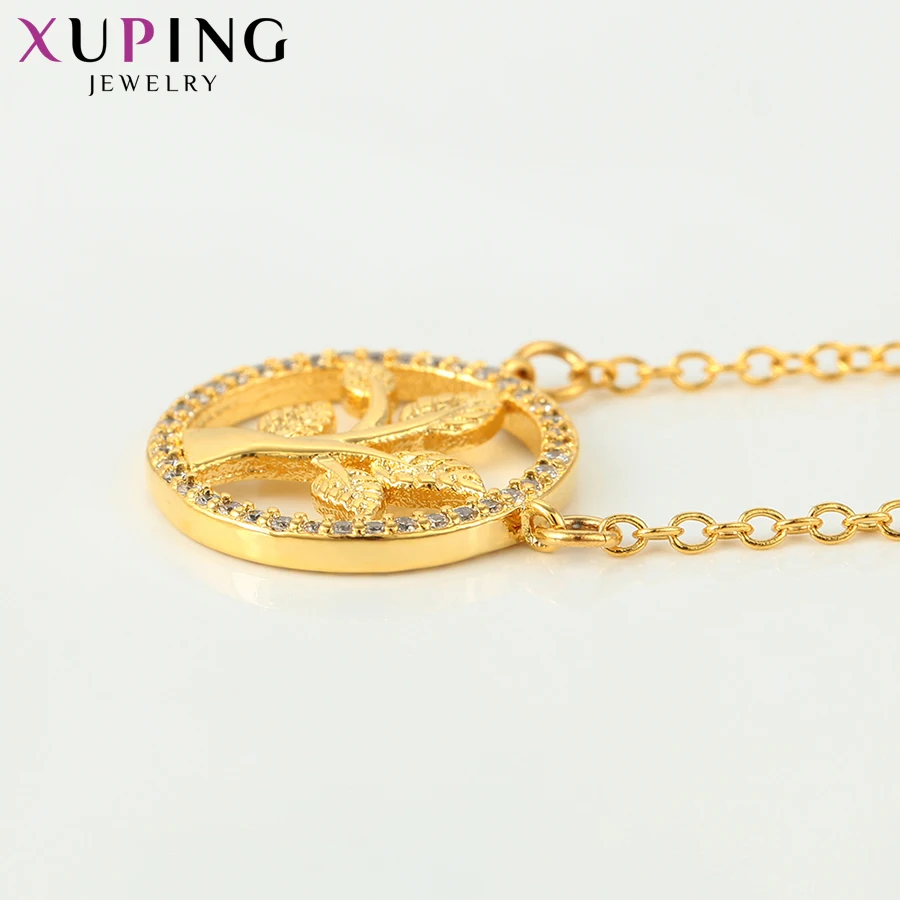 Xuping Новое поступление Цепочки и ожерелья Шарм Стиль длинное ожерелье для женщин девочек элегантная цепочка ювелирные рождественские подарки S34-44442