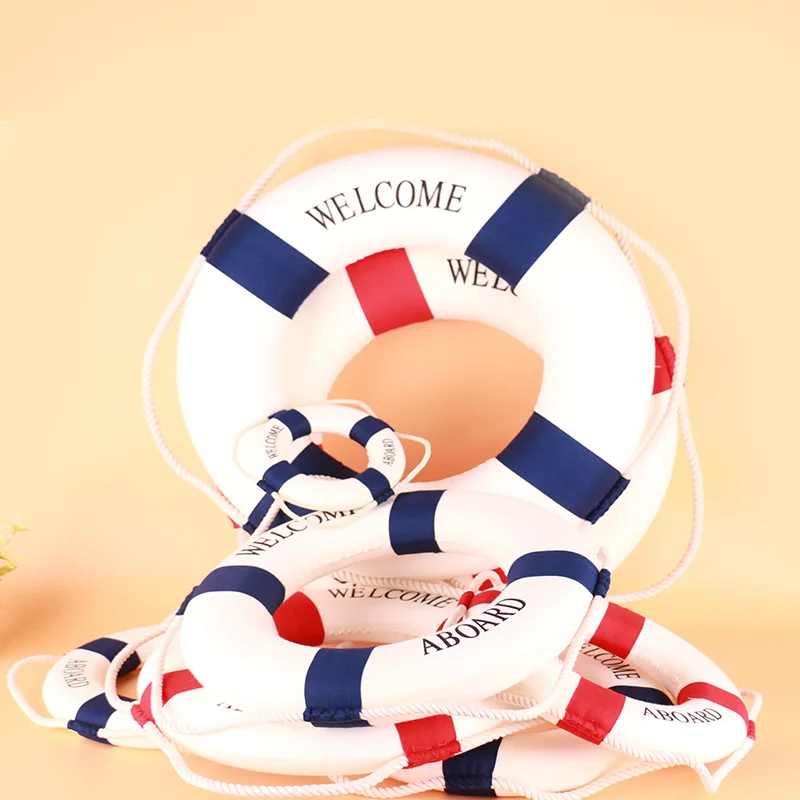 Crafts Lifesaving Ring Hanging Life Circle Mediterranean Style Home Wedding Christmas Decoration Decorative Buoy | Дом и сад