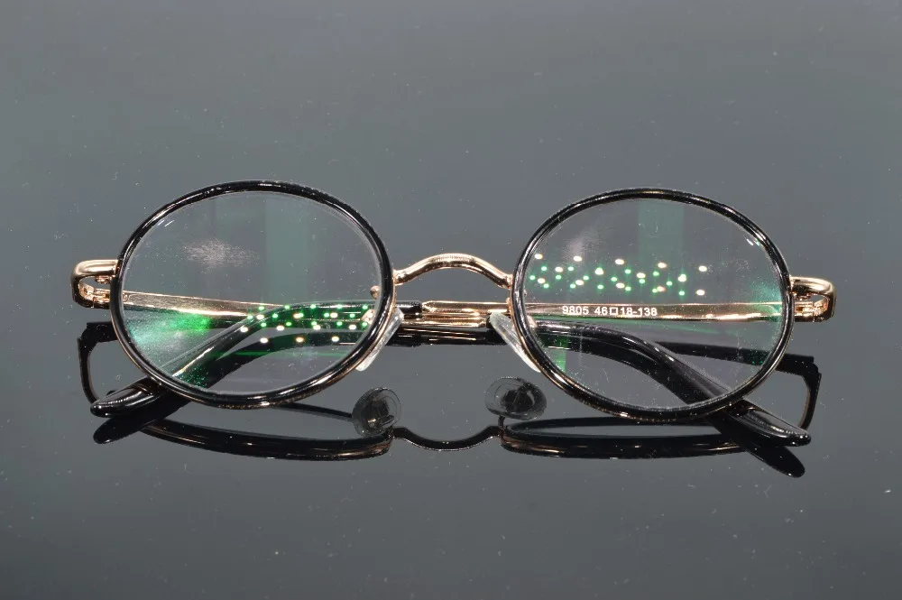 Мужские и женские очки для чтения Gafas De Lectura круглые в золотистой оправе стиле