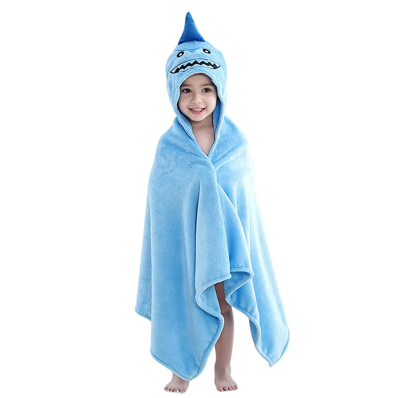 2019 модный детский банный халат детские халаты купальные с капюшоном Пижама