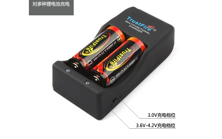 Многофункциональный TrustFire TR-006 зарядное устройство для 18650 14500 26650 литиевая батарея