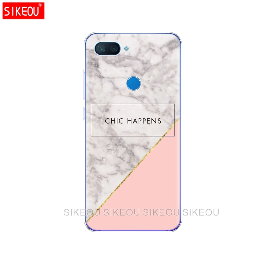 51740 Силиконовый чехол для Xiaomi Mi 8 LITE, чехол 6,26 дюйма, мягкий чехол для Xiaomi Mi 8 lite funda full 360, защитная Противоударная сумка - Цвет: 51740
