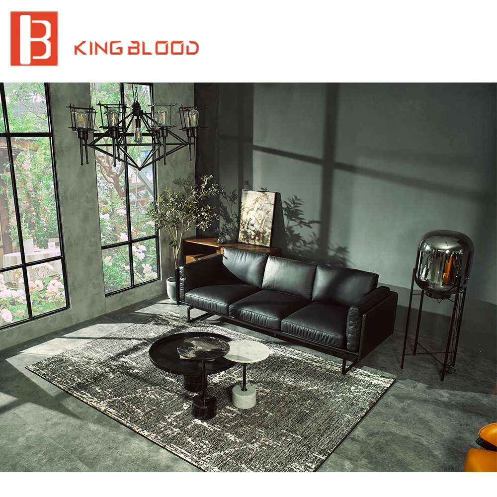 Современный диван из натуральной кожи для гостиной|Диваны гостиной| |