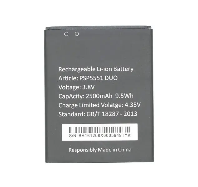 Ciszean 2 шт./лот Сменный аккумулятор для Prestigio Grace S5 LTE PSP5551 DUO PSP 5551 2500 мАч батареи |