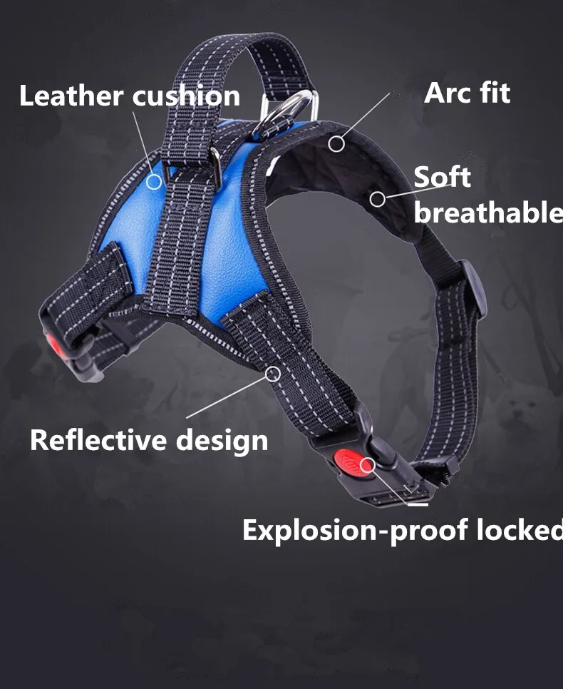 M4 Новый большой собаки регулируемый ремень Допускается воротник кожа