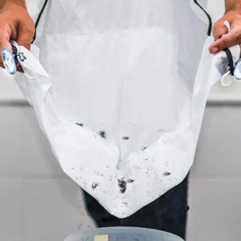 Фартук для бритья с бородой и усами QSHAVE плащ нагрудник присосками прикрепить к