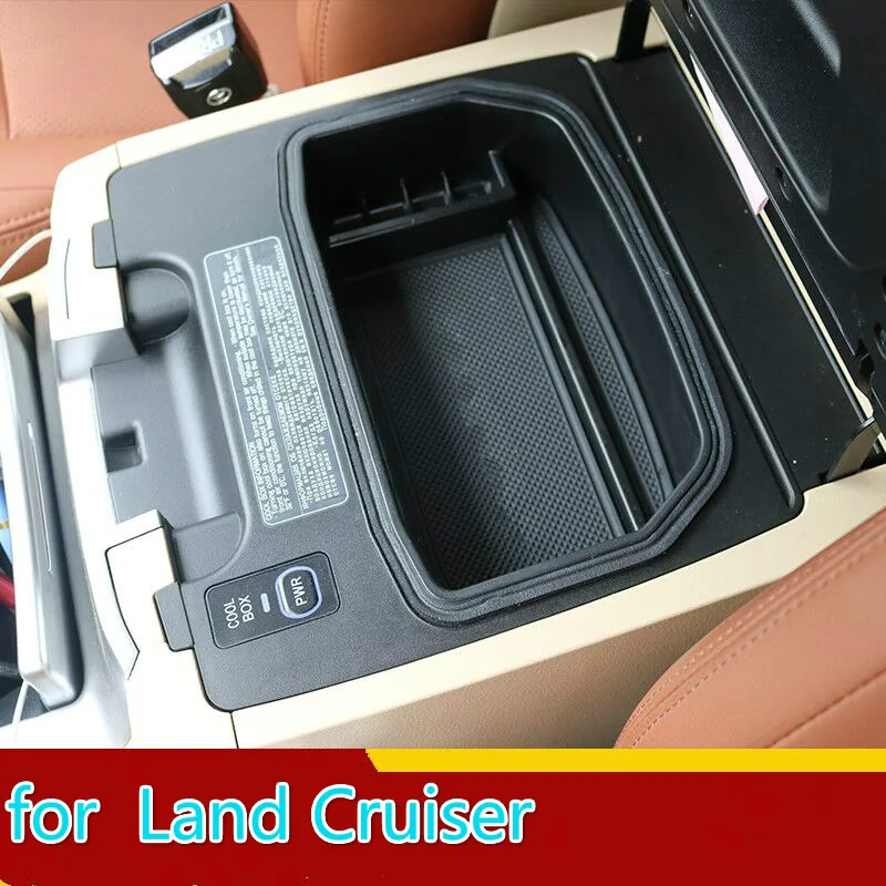 

Автомобильный органайзер для Toyota Land Cruiser 200, FJ200, 2004-2016, центральный подлокотник для холодильника, держатель для перчаток, лоток, аксессуары