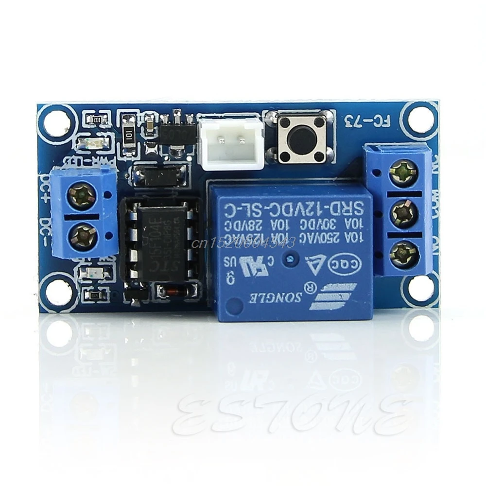 1 Channel 12V Latching Relay Module with Touch Bistable Switch MCU Control R06 Drop Ship | Обустройство дома