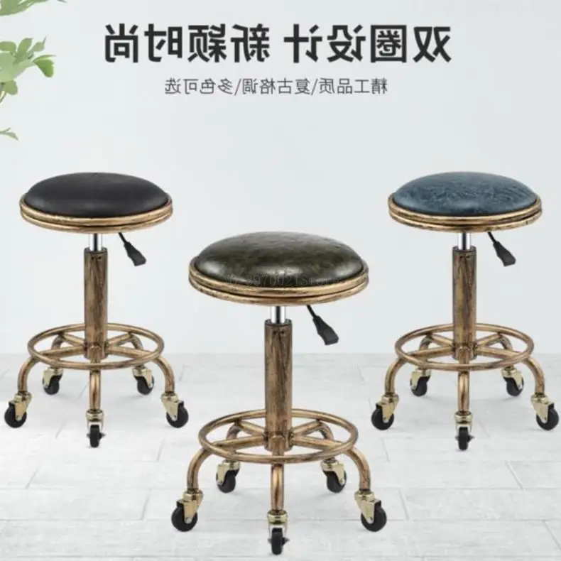 Стулья для вышивания ногтей с регулируемой высотой высокой эластичной губкой