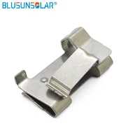 For 6sqmm solar cable 1000 pieces/lot DC cable clamp 304 material PV cable clips panel clips solar system mounting installation