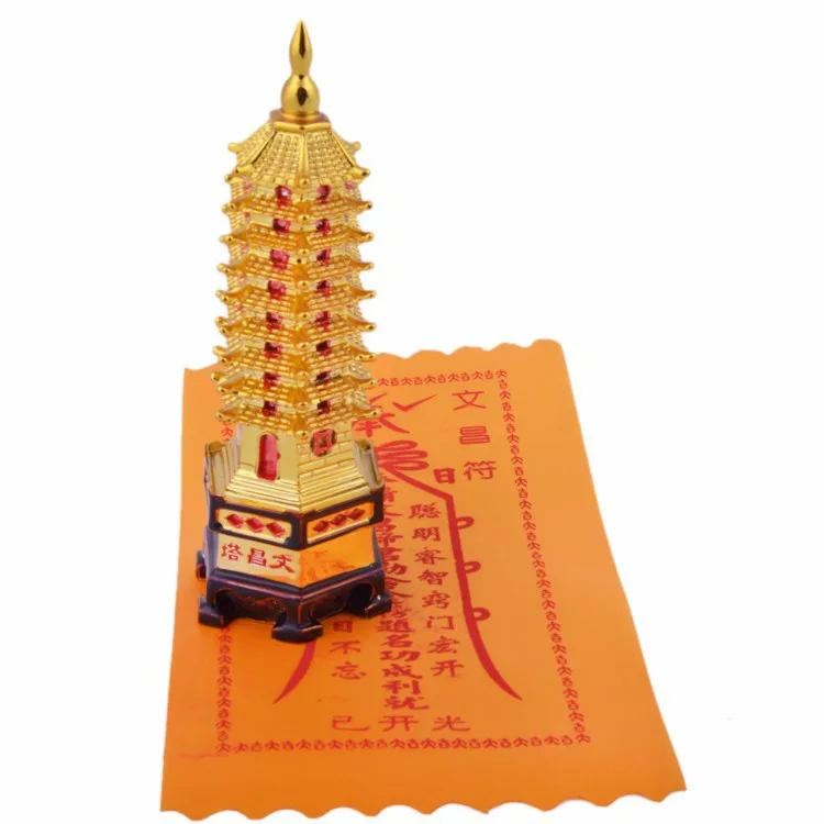 Фен шуй девяти уровневый амулет вен Чанг пагода Вэнь для образования H1025|amulet