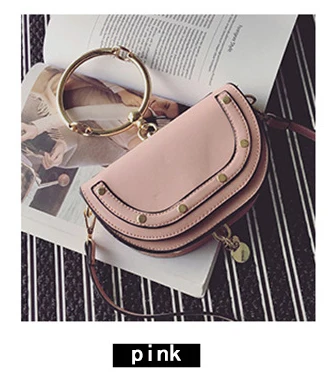 Pink Милые сумки через плечо для женщин, качественная металлическая часть, роскошные сумки, женские сумки, дизайнерские женские клатчи, заготовка для подвески с гравировкой имени - Цвет: Pink