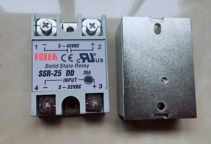 Релейный вход SSR25DD SSR-25DD производитель 25A ssr 3-32VDC выход 5-60VDC 1 шт. | Обустройство дома