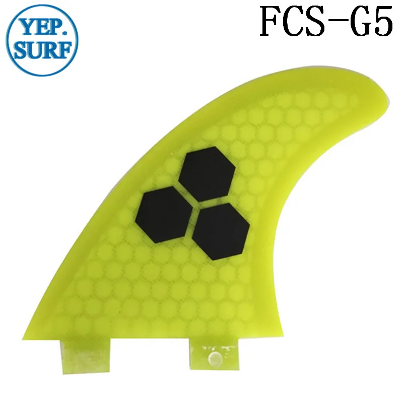 Серфборд FCS плавника G5 сотовой стекловолокно плавник для серфинга Tri Quilhas FCS плавника