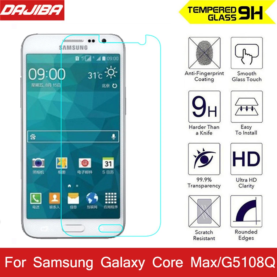 2.5D 9H закаленное стекло для экрана с защитой от царапин Samsung Galaxy Core Max ультра тонкая