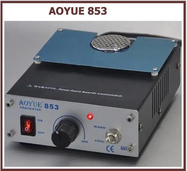 Aoyue 853 компактный подогреватель горячего воздуха Подогрев 220 В|preheating station|hot airhot air