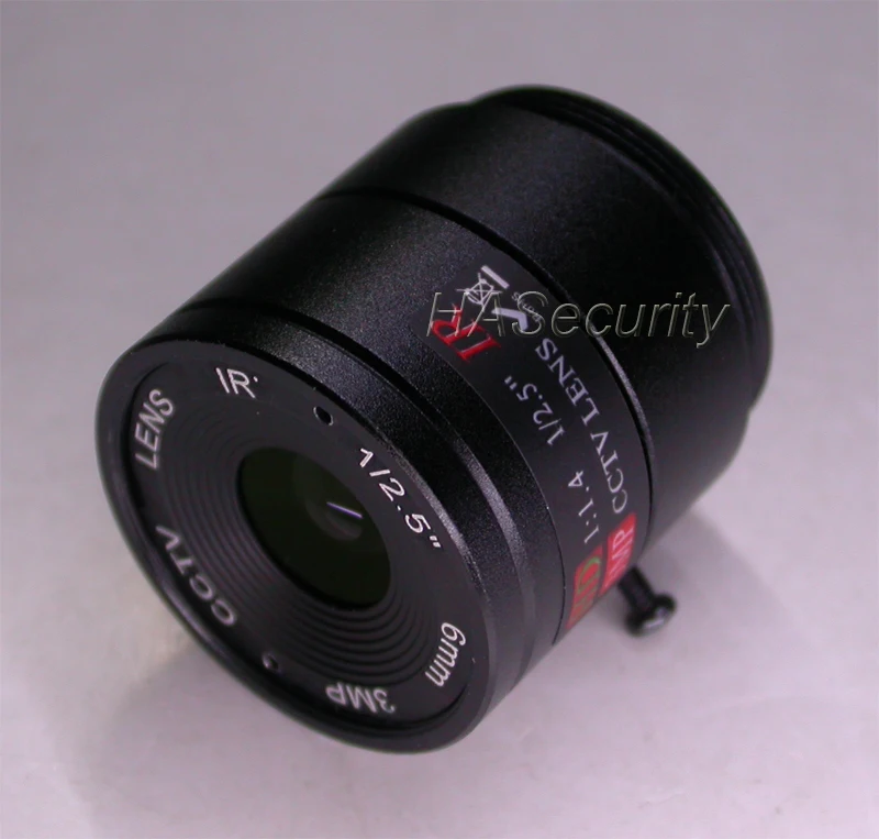 6 мм CS mount 3.0MP 1/2.5 &quotF1.4 объектив для камеры видеонаблюдения | Безопасность и защита