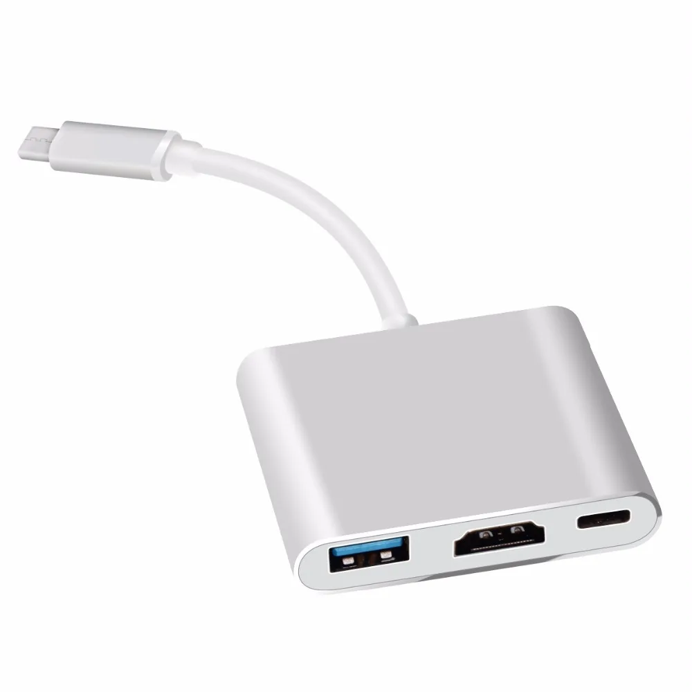 Адаптер концентратор USB 3 1 Type C на HDMI 1080P|Кабели VGA| |