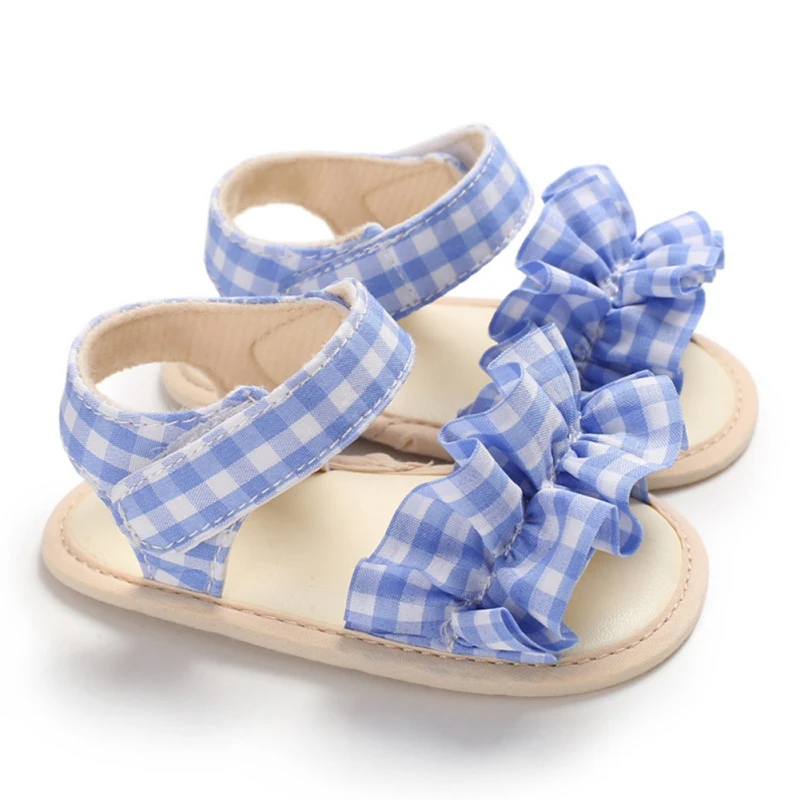 

Children Summer Clogs Infant Newborn Baby Girl Princess Floral Sandals Sneakers Toddler Soft Crib Walkers Shoes 0-18M