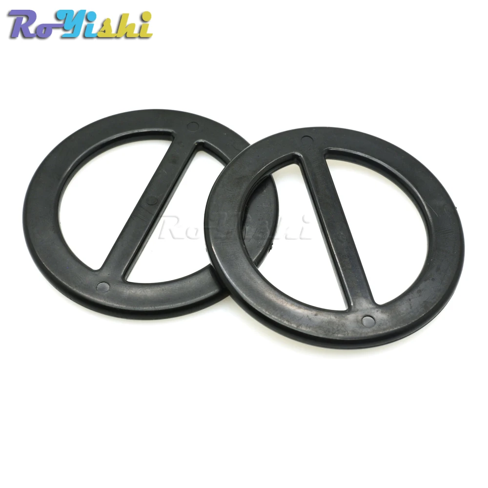 

1-17/32"(39mm) Webbing Simple Round Art Deco Plastic Dress Belt Buckle Fashion Decorate