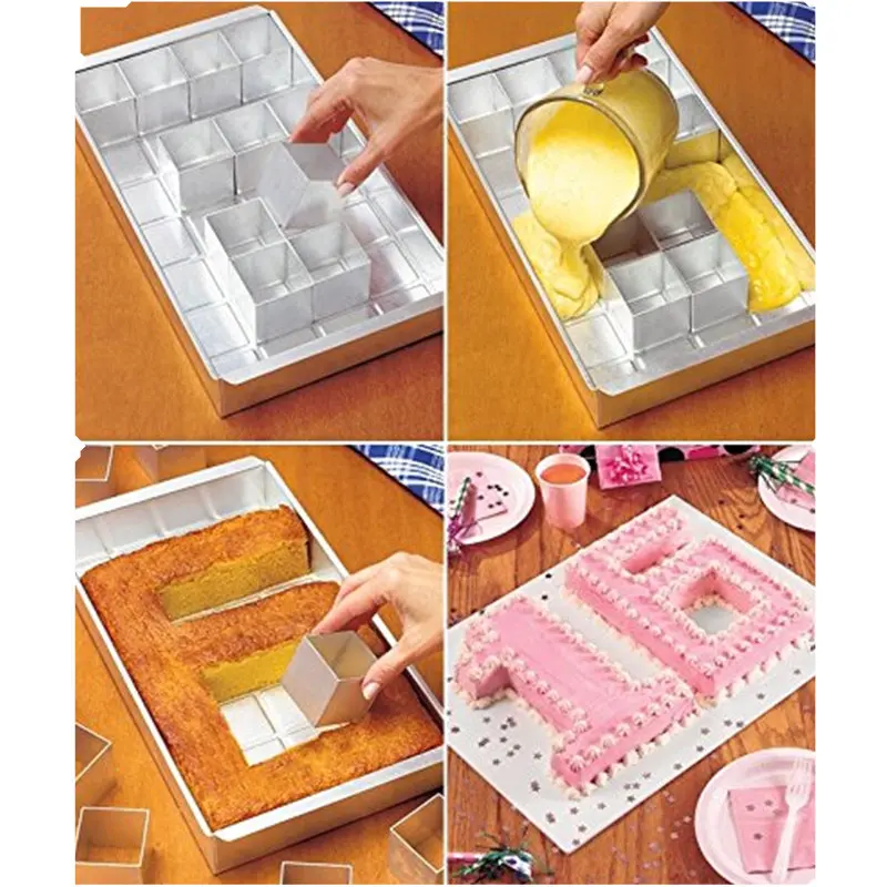 Алфавитная форма для выпечки тортов алюминиевая | Дом и сад