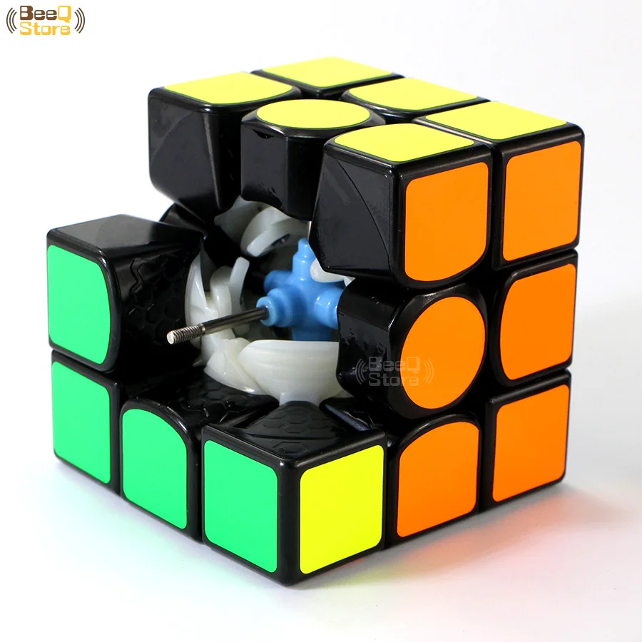Магнитный магический куб GAN 356 Air SM 3x3x3 speed, профессиональная игрушка-головоломка для детей с магнитными подарочными наклейками