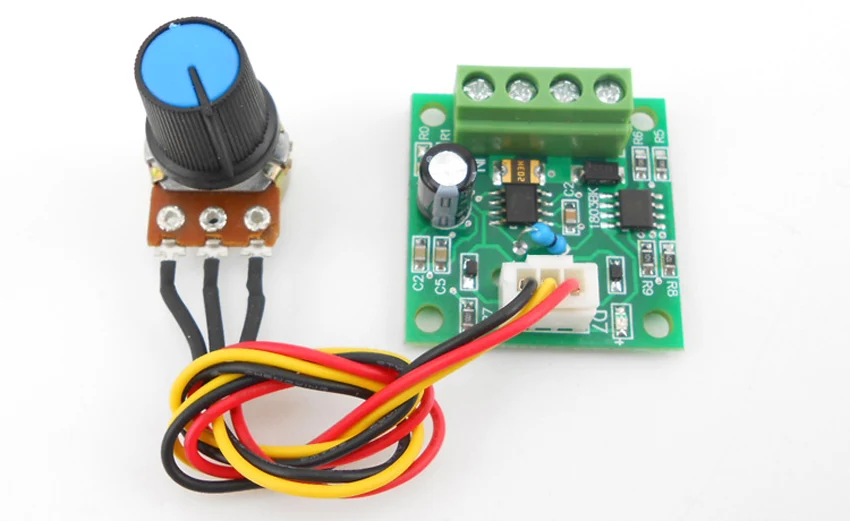 Бесплатная доставка Высокая точность 1 8 V-12V PWM скорость двигателя предохранитель