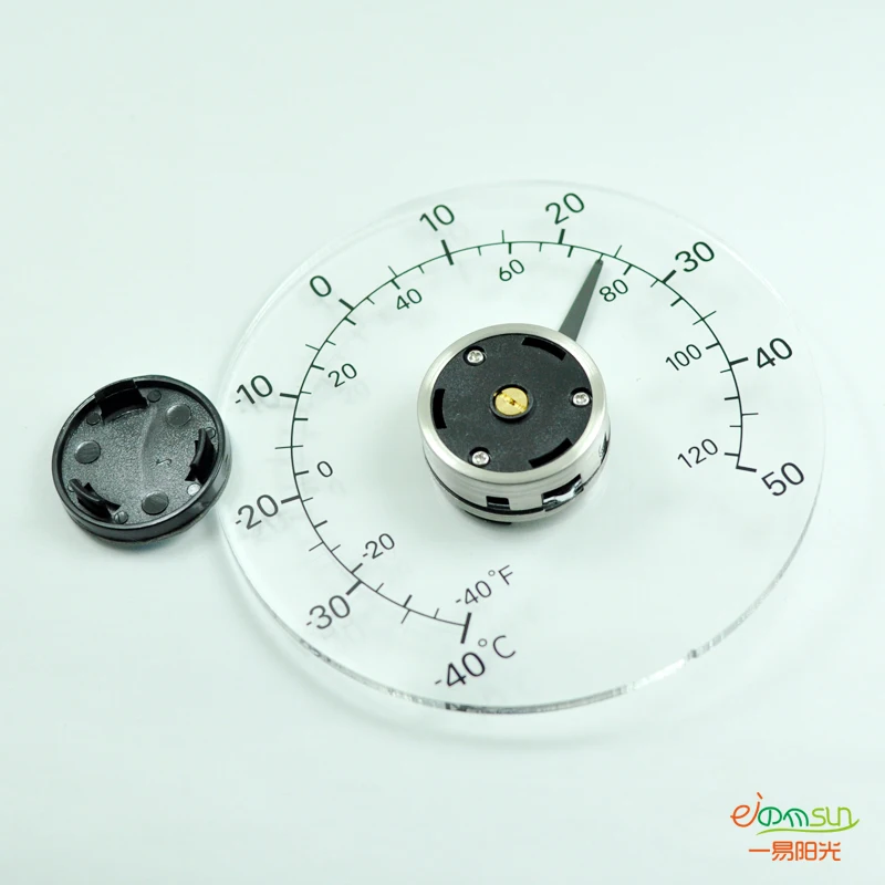 Аналоговый термометр для дома на открытом воздухе прозрачный измеритель
