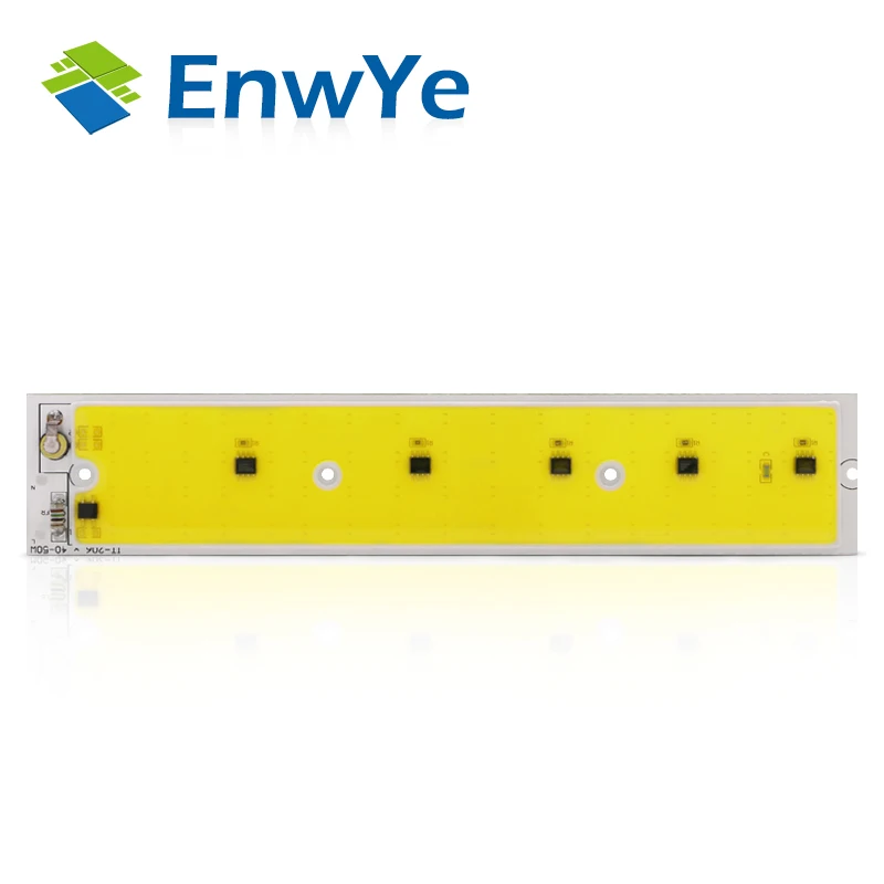EnwYe 220 В Светодиодный прожектор Refletor 50 Вт 100 COB простой LED Наружное освещение