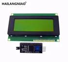 5 шт. ЖК-дисплей 2004 + I2C 2004 20x4A синий экран HD44780 символьный ЖК-дисплейw IICI2C последовательный интерфейс модуль адаптера