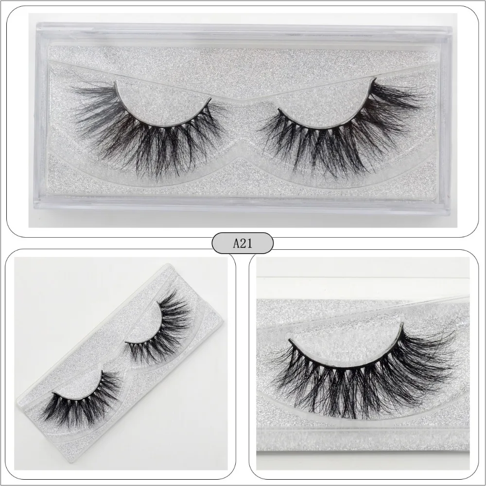 Ресницы норковые ресницы 3D накладные долговечные натуральные легкие 1 пара