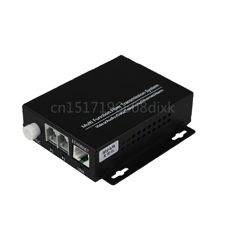 2 канальный оптоволоконный преобразователь PCM voice telephone и 1 Ethernet 100M порт FC