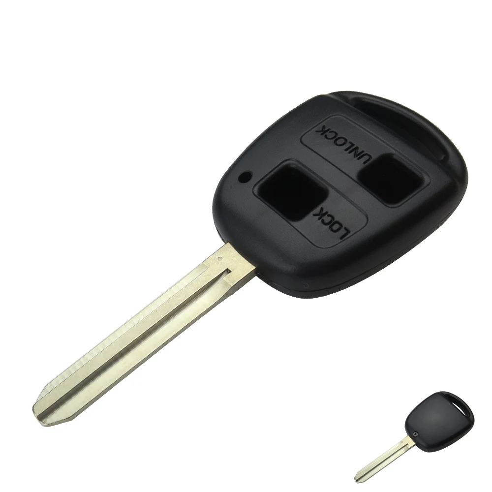 OkeyTech 2/3 кнопки Auto Key Fob замена ключа автомобиля чехол для Toyota Yaris Прадо Tarago Camry с TOY43